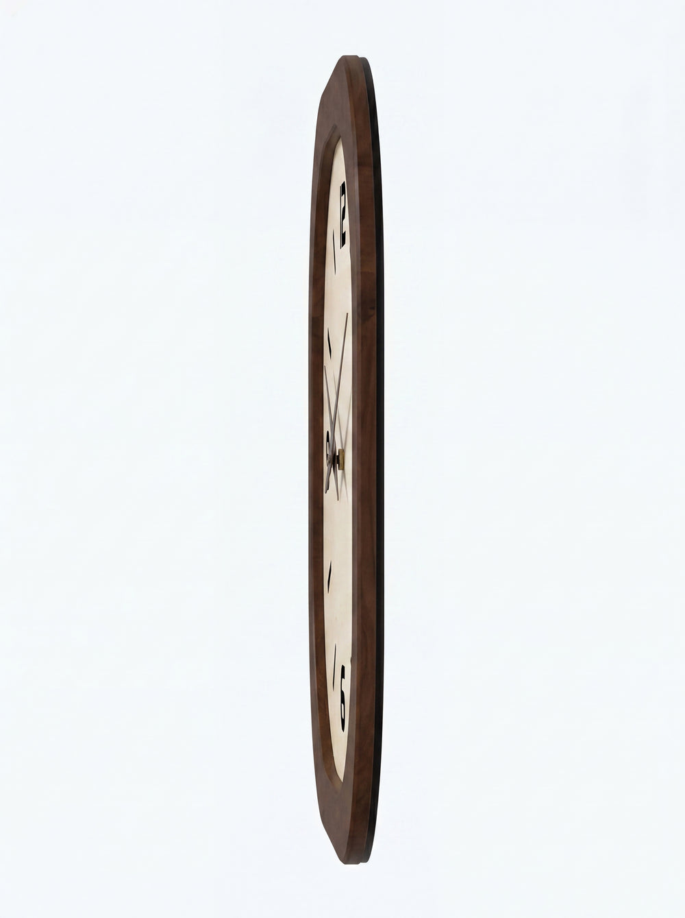 Horloge murale effet bois minimaliste silencieuse – Noma
